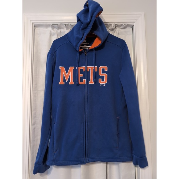 Fanatics Other - New York Mets Fanatics Royal Blue Full Zip Hoodie Sweatshirt‎ Jacket Medium